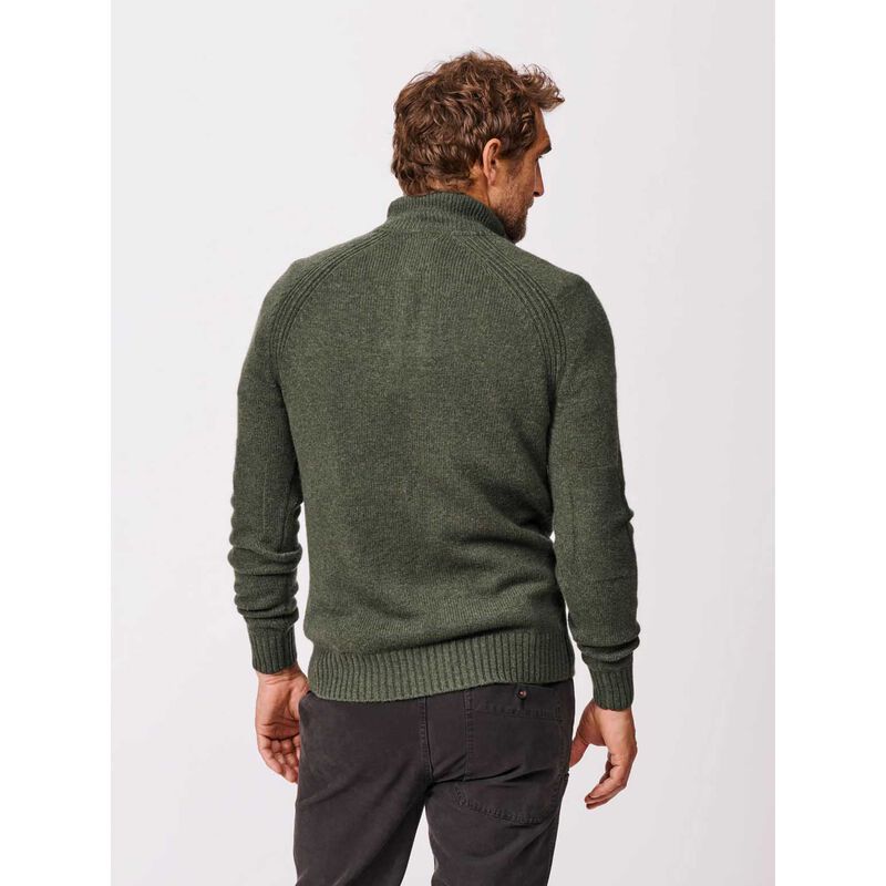 Aubin Pelham Lambswool Zip Neck image number 1